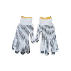 GUANTES CON PVC (BLANCO)